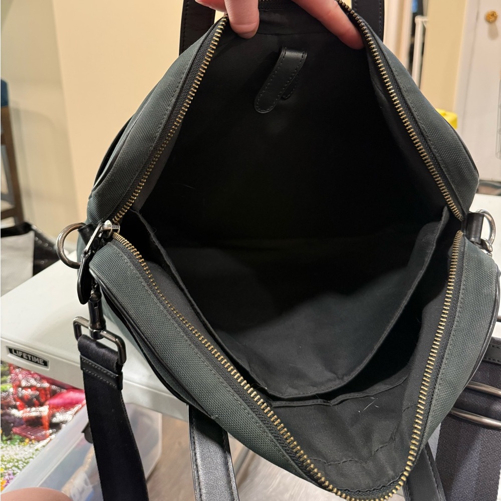 Coach Forest Green and Black Hamilton Briefcase Bag - Picture 10 of 16